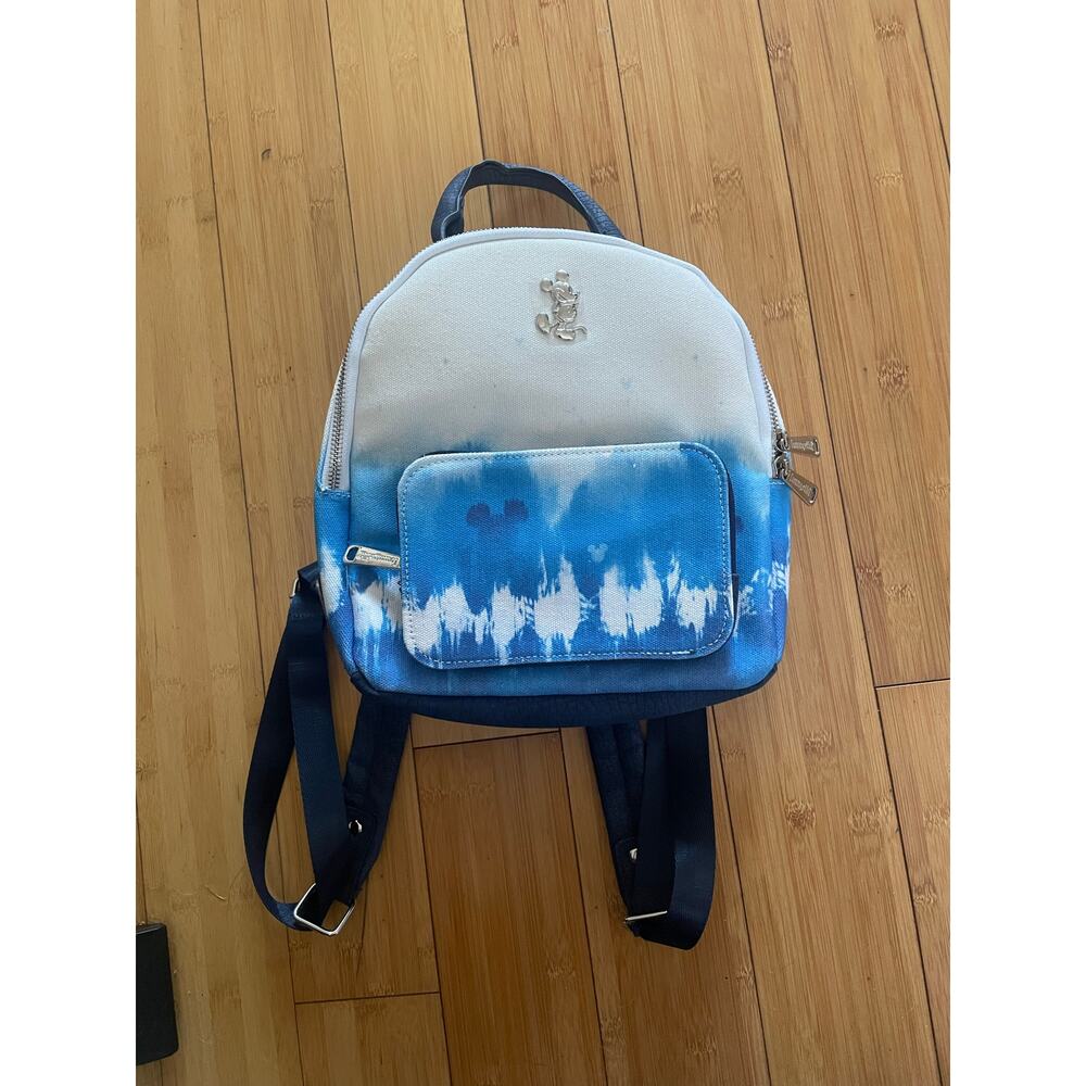 NWOT Loungefly Disney Mickey Mouse dip-dye Canvas Mini Backpack
